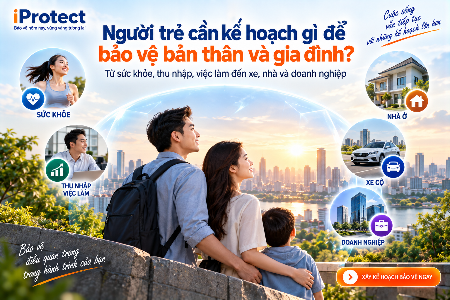 Người trẻ cần kế hoạch gì để bảo vệ bản thân và gia đình? Từ sức khỏe, thu nhập đến tài sản và doanh nghiệp