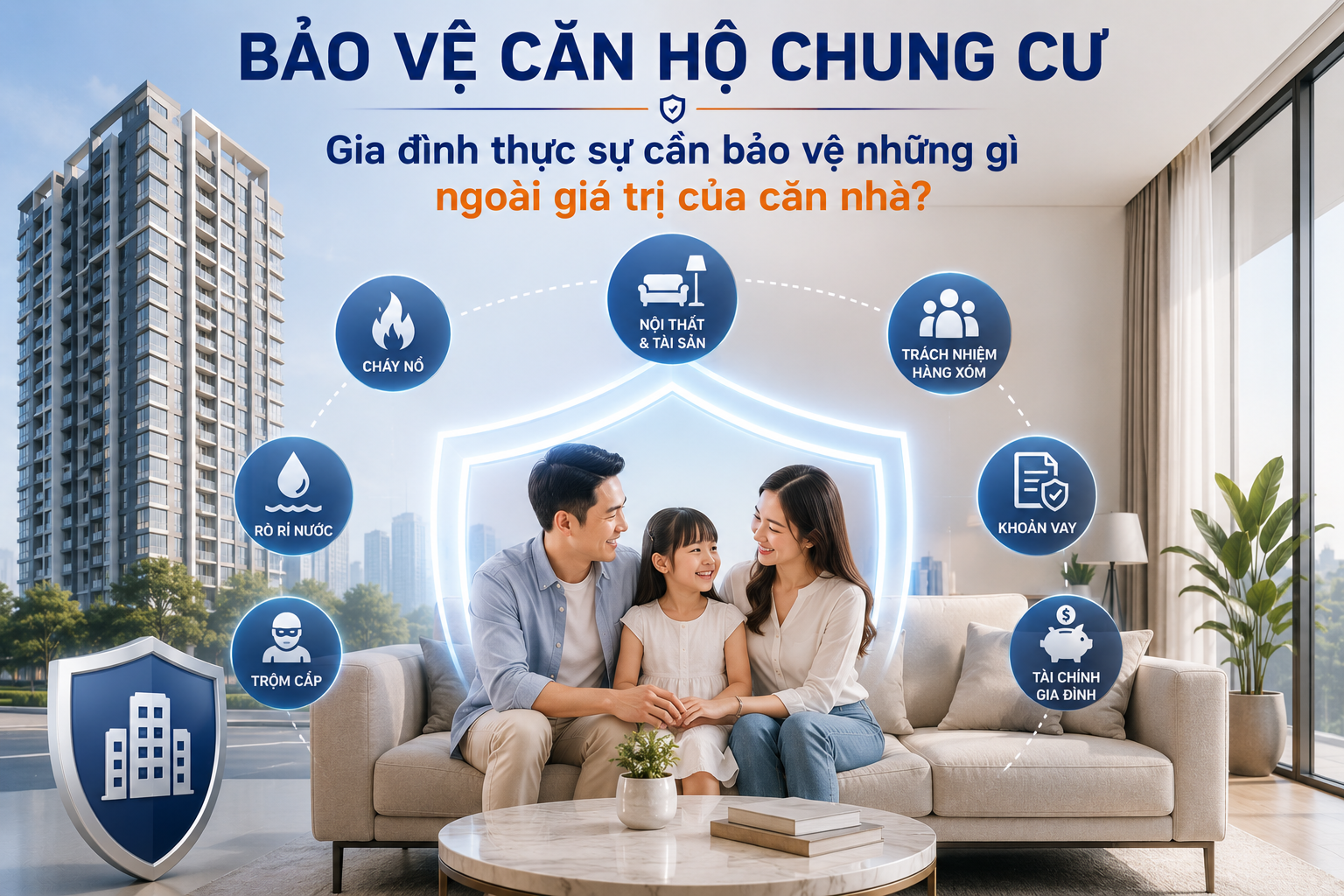 Bảo vệ căn hộ chung cư - Gia đình thực sự cần bảo vệ những gì ngoài giá trị của căn nhà?