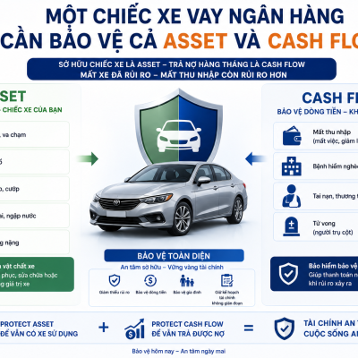 Xe vay ngân hàng bị mất, cháy hoặc tai nạn nặng: Ai trả khoản vay và bảo hiểm xử lý thế nào?